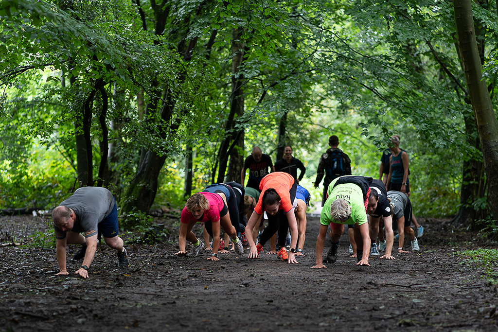 Event fotografie: Bootcamples met klanten van Louisanne Massage Fotograaf Roactive